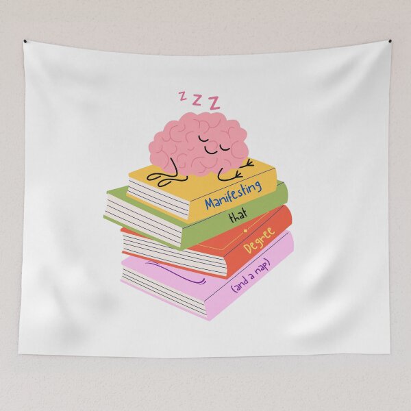 Item preview, Manifesting That Degree (and a Nap) designed and sold by saachigulati13.