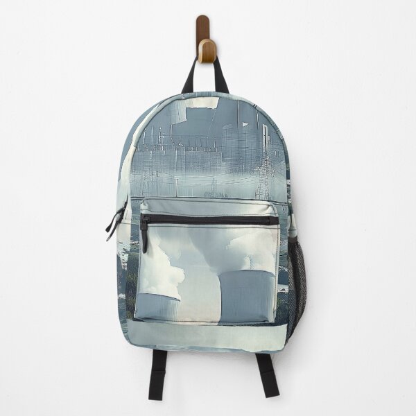 Item preview, Towering Nuclear Power Plant Dominating Surreal Technological. designed and sold by CheerForGoods.