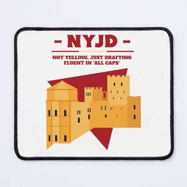 Item preview, NYJD-Not Yelling, Just Drafting designed and sold by Creation-Pillar.