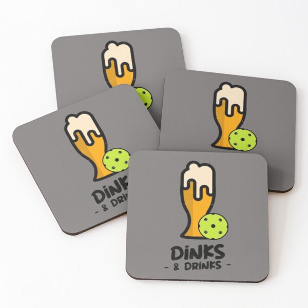 Item preview, "Dinks & Drinks" Dink Pickleball designed and sold by HubbleTees.