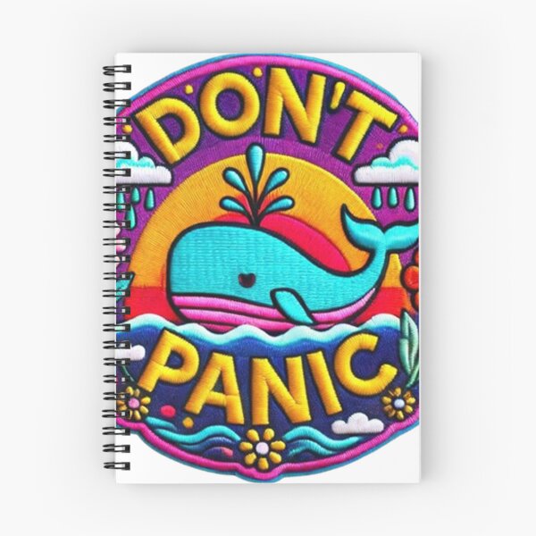 Item preview, Iron On Patch, Dont panic Iron On Patch designed and sold by devonclemon.