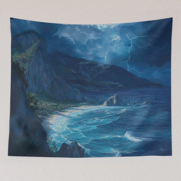 Item preview, Stormy Seascape designed and sold by AuraBinge.