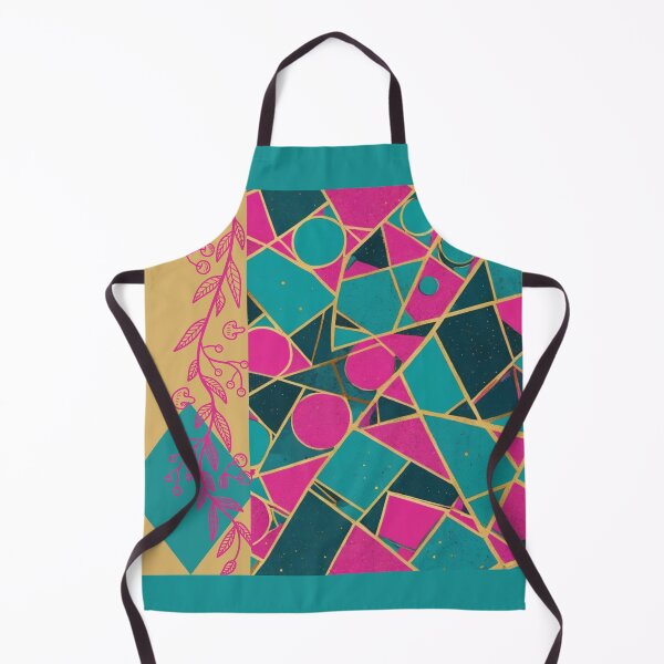 Item preview, Nouveau Teal And Pink Geo designed and sold by lifeinspired4u.