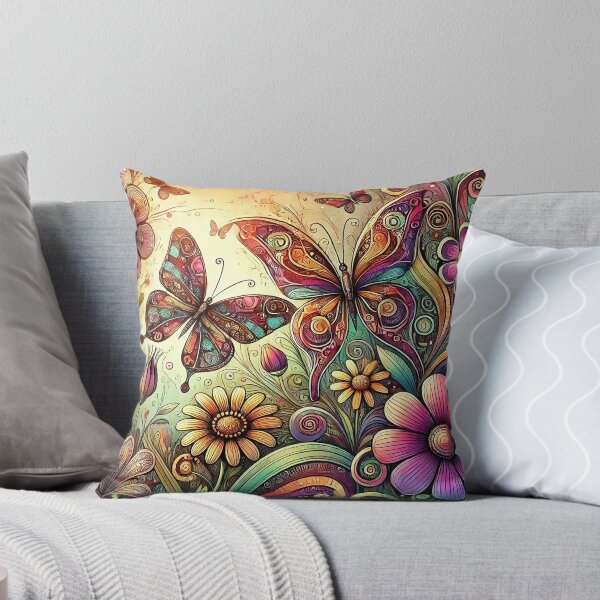 Item preview, Colorful Whimsical Butterflies Design designed and sold by alw951.