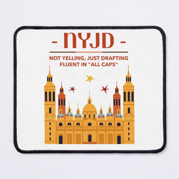 Item preview, NYJD-Not Yelling, Just Drafting designed and sold by Creation-Pillar.