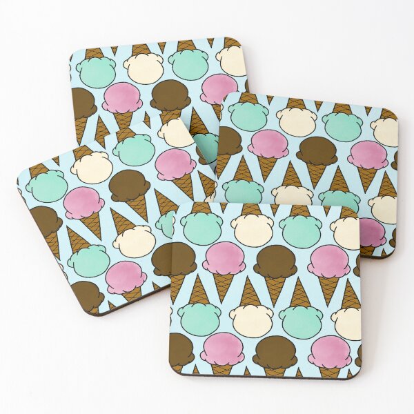 Item preview, Ice Cream Colorful Pattern designed and sold by alisnwonderland.