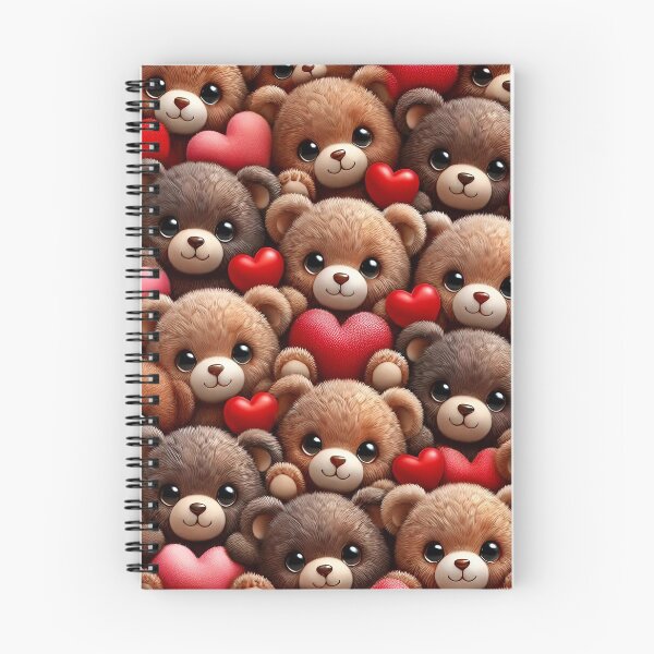 Item preview, Brown Teddy Bear Hearts designed and sold by PuuuurfectAngel.