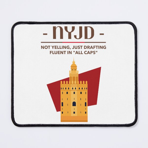 Item preview, NYJD-Not Yelling, Just Drafting designed and sold by Creation-Pillar.