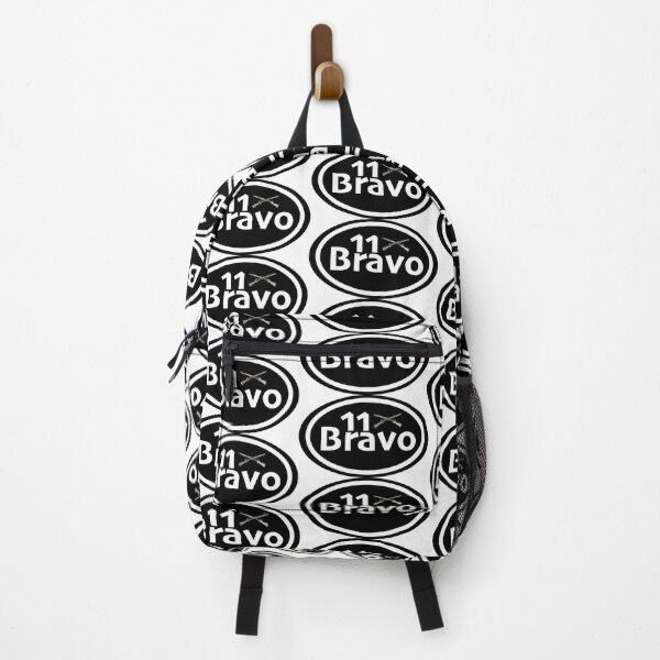 Item preview, 11 Bravo in black background: Military term design with crossed rifles designed and sold by PSST-Design.