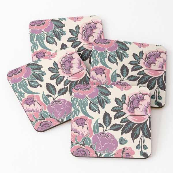 Item preview, Romantic French Roses: Pink and Green Elegance Pattern #1221 designed and sold by CARRAANN.