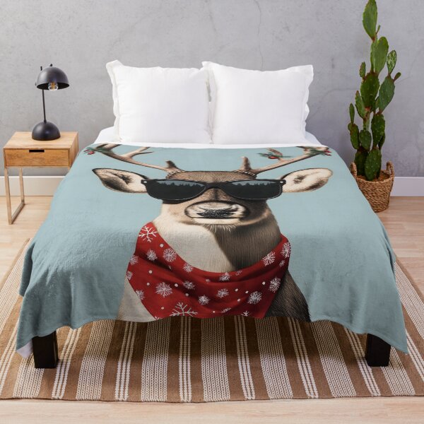 Item preview, Vintage deer wearing glasses designed and sold by KanyaluckArtist.