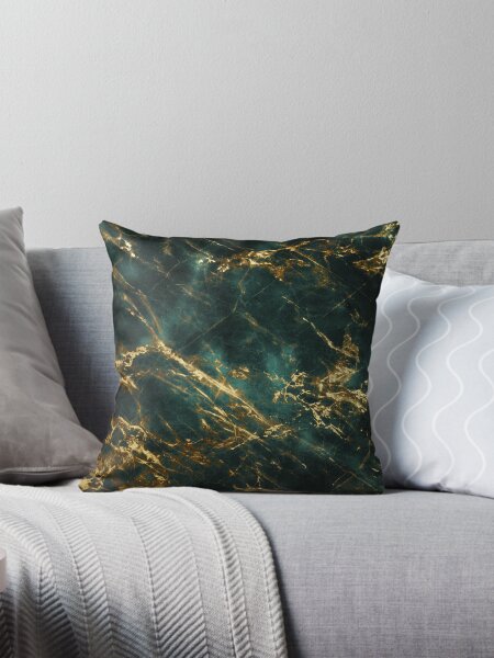 Item preview, Lavish (Faux) Velvet Green (Faux) Marble With Ornate (Faux) Gold Veins designed and sold by DEC02.