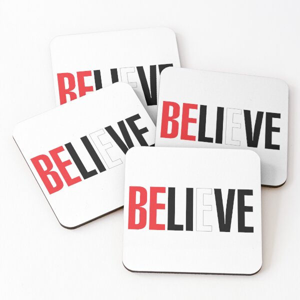 Item preview, "BELIEVE" - "BE LI_VE designed and sold by MisterSquid.