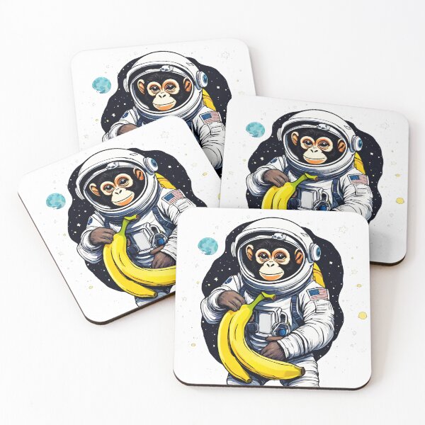 Item preview, Banana-Loving Space Monkey Floats Among Stars 2 designed and sold by Tom-Johnson.