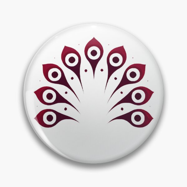 Item preview, Crimson Peacock Tail (White\Transparent Background) designed and sold by IskandarDesigns.