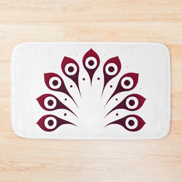 Item preview, Crimson Peacock Tail (White\Transparent Background) designed and sold by IskandarDesigns.