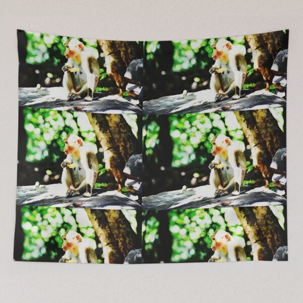 Item preview, A Monkey is eating something designed and sold by Rav33822.