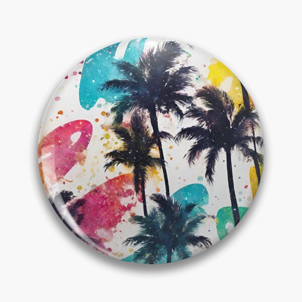 Item preview, Beach Palm and Surfboard Summer Splash 7 designed and sold by Tom-Johnson.