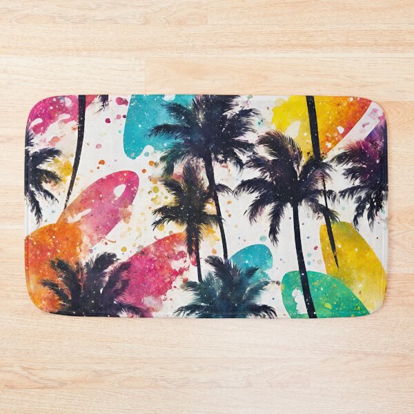 Item preview, Beach Palm and Surfboard Summer Splash 7 designed and sold by Tom-Johnson.