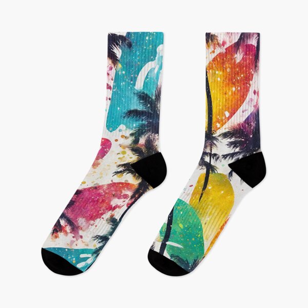 Item preview, Beach Palm and Surfboard Summer Splash 7 designed and sold by Tom-Johnson.