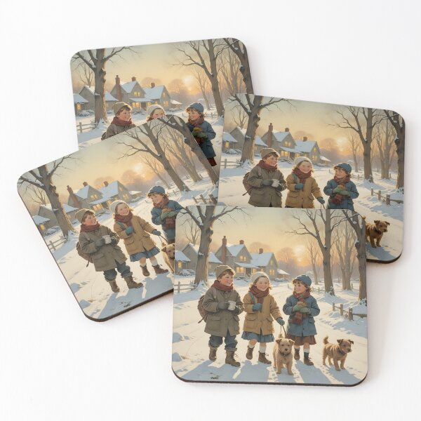Item preview, Children in the Snow designed and sold by Lisamariesumner.