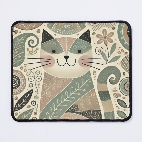Item preview, Quirky Fat cat Stylized illustration throw pillow  designed and sold by retrosquid.