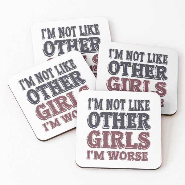 Item preview, I'm Not Like Other Girls, I'm Worse Funny Retro designed and sold by bukajart.