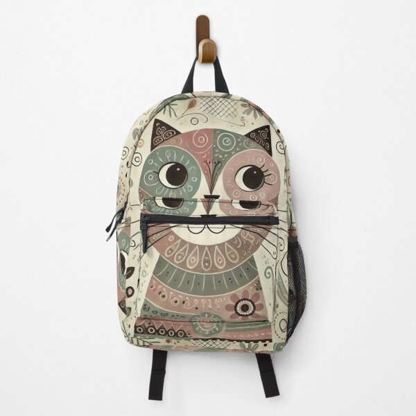 Item preview, Cottagecore Whimsical Quirky Cat Illustration designed and sold by retrosquid.