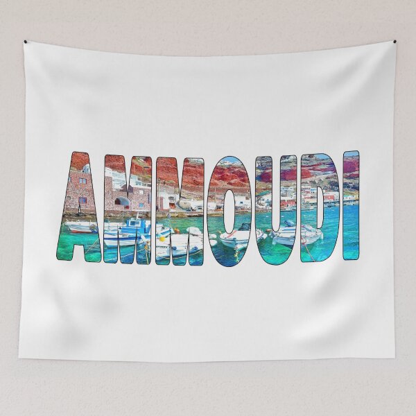 Item preview, AMMOUDI - Oia Santorini Greece Quant Bay with Restaurants designed and sold by Adam Gormley.