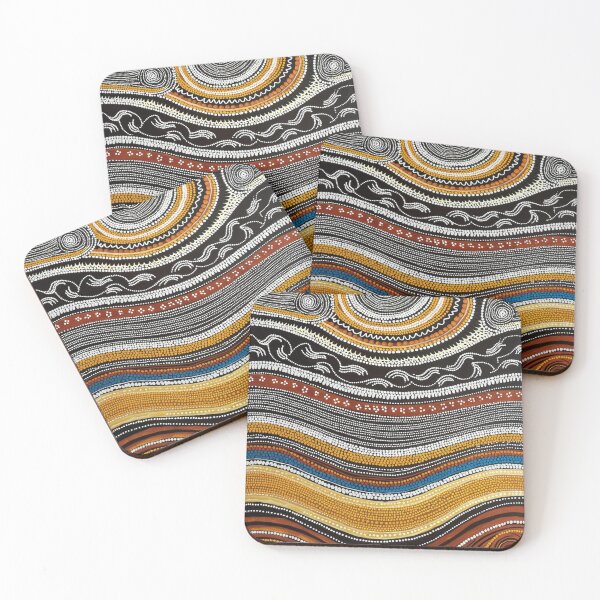 Item preview, Dreaming Through the Dots: An Aboriginal-Inspired Masterpiece designed and sold by Bilikaru.