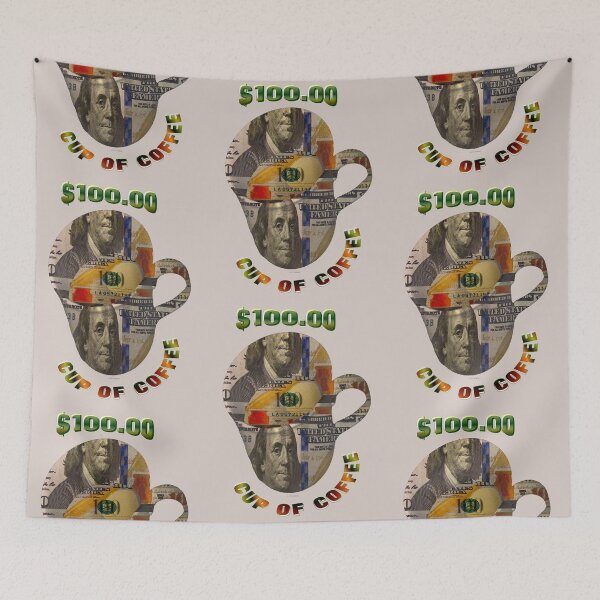 Item preview, One Hundred Dollar Cup of Coffee designed and sold by kristalcurt.