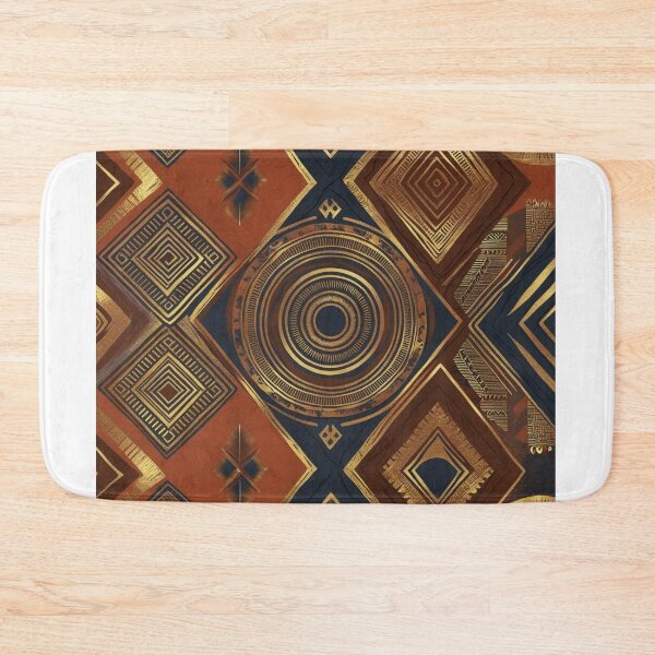 Item preview, Golden Harmony: An African-Inspired Geometric Masterpiece designed and sold by Bilikaru.