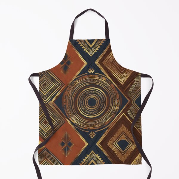 Item preview, Golden Harmony: An African-Inspired Geometric Masterpiece designed and sold by Bilikaru.