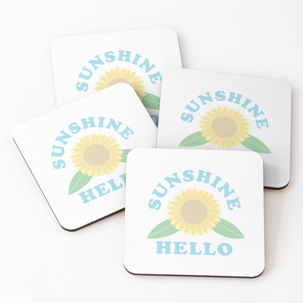 Item preview, Sunshine Hello! with sunflower designed and sold by jazzydevil.