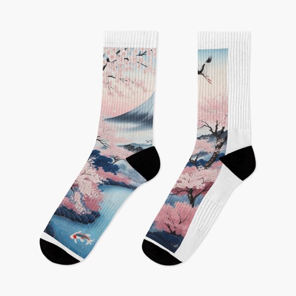 Item preview, Serenity of Mount Fuji: A Modern Ukiyo-e Art designed and sold by Bilikaru.