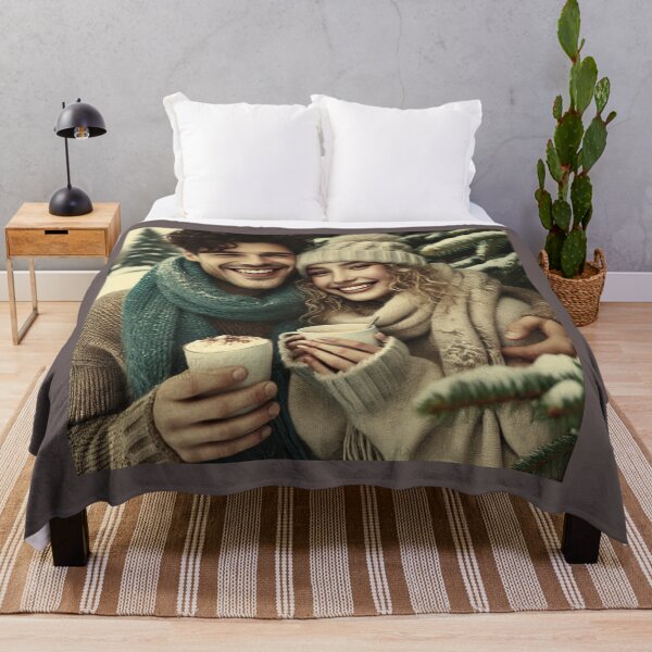Item preview, Caffeinated Cuddles Cozy Couple's Coffee Break" designed and sold by choder61.