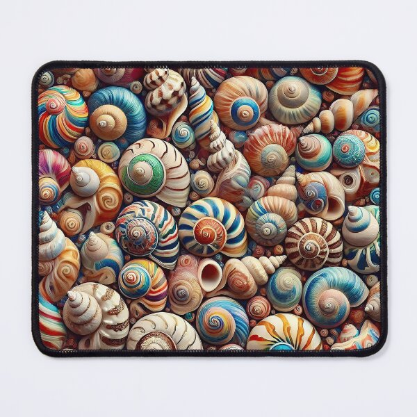 Item preview, Fancy Colorful Seashells Pattern designed and sold by PuuuurfectAngel.