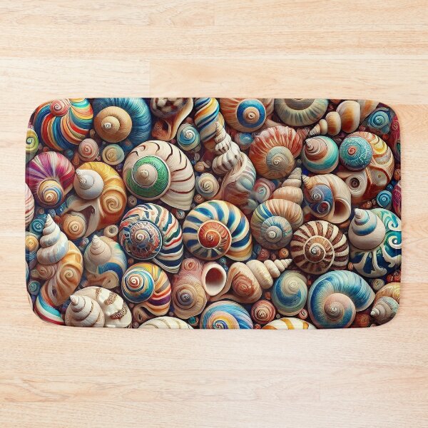 Item preview, Fancy Colorful Seashells Pattern designed and sold by PuuuurfectAngel.