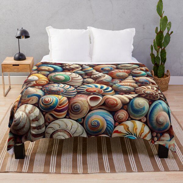 Item preview, Fancy Colorful Seashells Pattern designed and sold by PuuuurfectAngel.