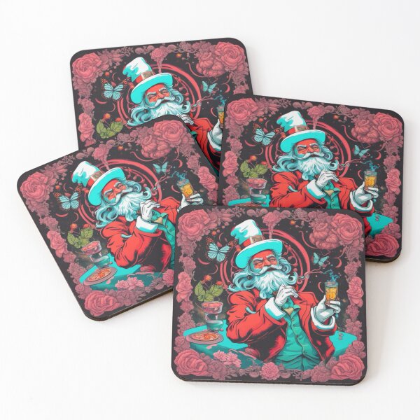 Item preview, Santa Smoking Opium with Butterflies designed and sold by zepdu4.