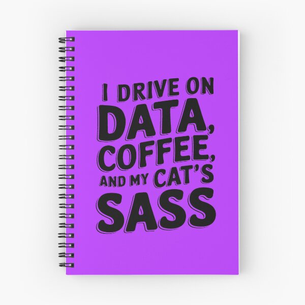 Item preview, Powered by Data, Coffee, and Feline Sass designed and sold by bukajart.