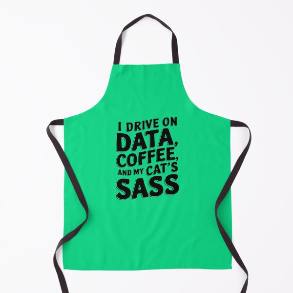 Item preview, Powered by Data, Coffee, and Feline Sass designed and sold by bukajart.