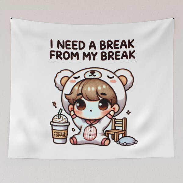 Item preview, Taking it easy has become surprisingly hard. designed and sold by cherryfoxy24.
