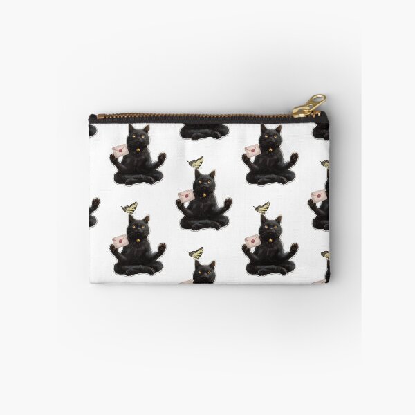 Item preview, Enigmatic Black Mystic Cat Art designed and sold by olademar.