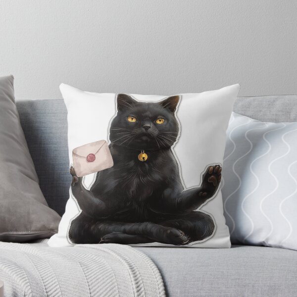 Item preview, Enigmatic Black Mystic Cat Art designed and sold by olademar.
