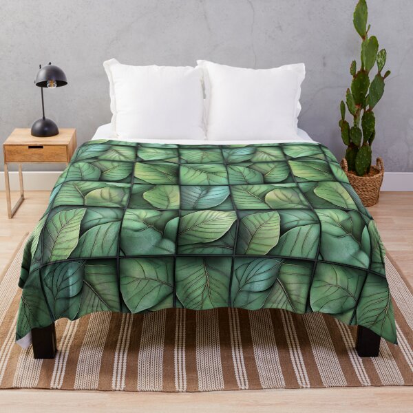 Item preview, Foliumara - Seamless 3D Pattern in Green Hues (13/20) designed and sold by sabantha.