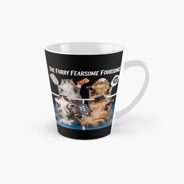 Item preview, Furry Foursome Pickleball Kitties  designed and sold by ChonkingHazard.
