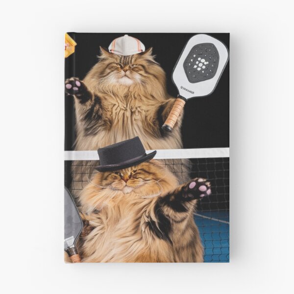 Item preview, Furry Foursome Pickleball Kitties  designed and sold by ChonkingHazard.