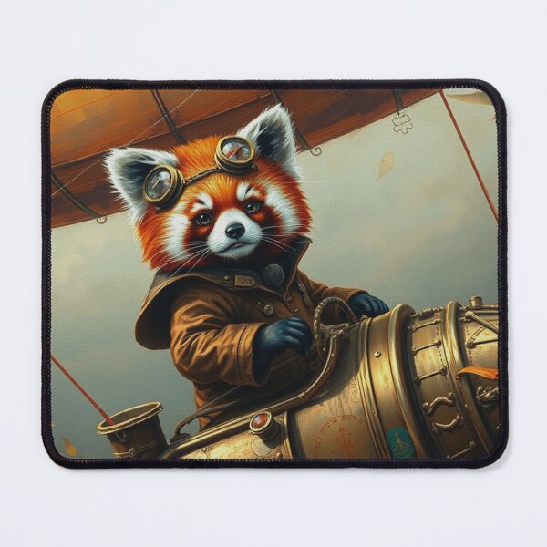 Item preview, Red Panda Aeronaut and Dirigible designed and sold by Skye Ryan-Evans.