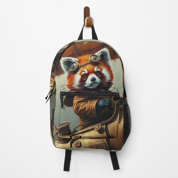 Item preview, Red Panda Aeronaut and Dirigible designed and sold by Skye Ryan-Evans.